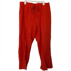 NWOT Jessica London 22P Petite Coral Elastic Waist Pants